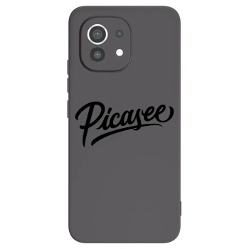 Picasee silikónový čierny obal pre Xiaomi Mi 11 - Picasee - old logo - black