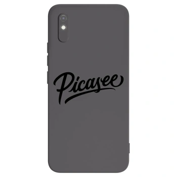 Picasee silikónový čierny obal pre Xiaomi Redmi 9AT - Picasee - old logo - black