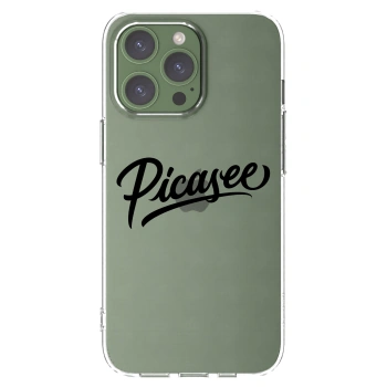 Picasee silikónový prehľadný obal pre Apple iPhone 13 Pro - Picasee - old logo - black