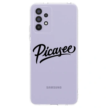 Picasee silikónový prehľadný obal pre Samsung Galaxy A32 4G SM-A325F - Picasee - old logo - black