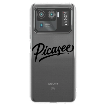 Picasee silikónový prehľadný obal pre Xiaomi Mi 11 Ultra - Picasee - old logo - black