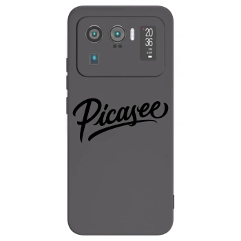 Picasee silikónový čierny obal pre Xiaomi Mi 11 Ultra - Picasee - old logo - black