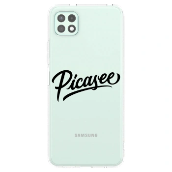 Picasee silikónový prehľadný obal pre Samsung Galaxy A22 A226B 5G - Picasee - old logo - black