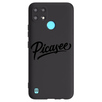 Obal pre Realme C21 - Picasee - old logo - black