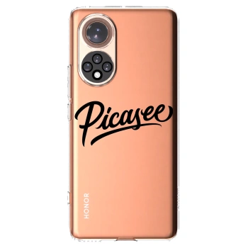 Picasee silikónový prehľadný obal pre Honor 50 5G - Picasee - old logo - black