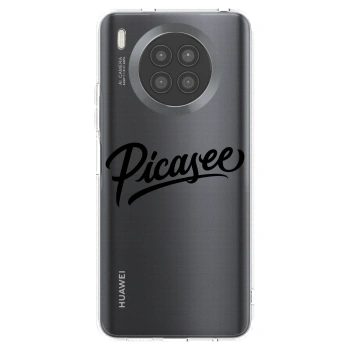 Picasee silikónový prehľadný obal pre Huawei Nova 8i - Picasee - old logo - black