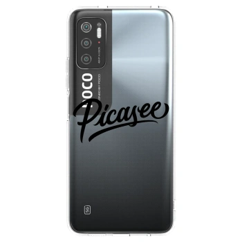 Picasee silikónový prehľadný obal pre Xiaomi Poco M3 Pro 5G - Picasee - old logo - black