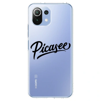 Picasee silikónový prehľadný obal pre Xiaomi 11 Lite 5G NE - Picasee - old logo - black
