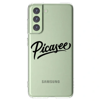 Picasee silikónový prehľadný obal pre Samsung Galaxy S21 FE 5G - Picasee - old logo - black
