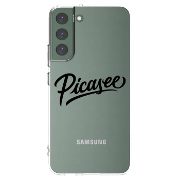 Picasee silikónový prehľadný obal pre Samsung Galaxy S22+ 5G - Picasee - old logo - black
