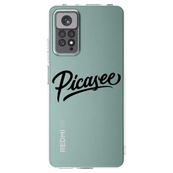 Picasee silikónový prehľadný obal pre Xiaomi Redmi Note 11S 4G - Picasee - old logo - black