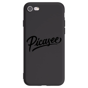 Picasee silikónový čierny obal pre Apple iPhone SE 2022 - Picasee - old logo - black