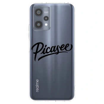 Picasee silikónový prehľadný obal pre Realme 9 Pro 5G - Picasee - old logo - black