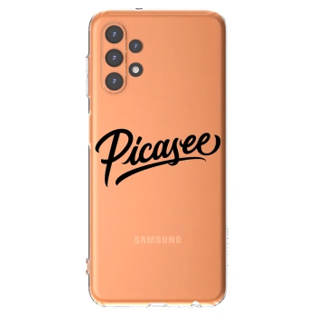 Picasee silikónový prehľadný obal pre Samsung Galaxy A13 4G A135 - Picasee - old logo - black