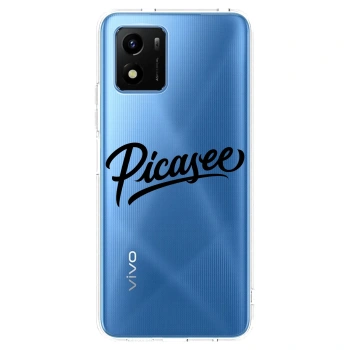 Picasee silikónový prehľadný obal pre Vivo Y01 - Picasee - old logo - black