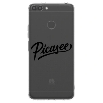 Picasee silikónový prehľadný obal pre Huawei P Smart - Picasee - old logo - black
