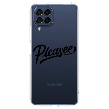 Picasee silikónový prehľadný obal pre Samsung Galaxy M53 5G - Picasee - old logo - black
