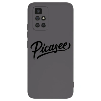 Picasee silikónový čierny obal pre Xiaomi Redmi 10 (2022) - Picasee - old logo - black