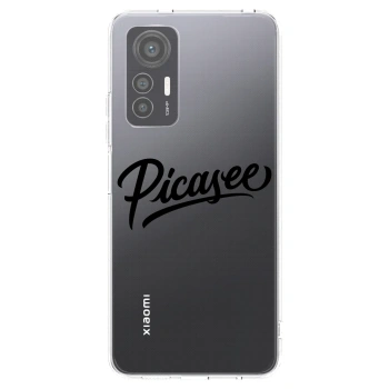 Picasee silikónový prehľadný obal pre Xiaomi 12 Lite - Picasee - old logo - black