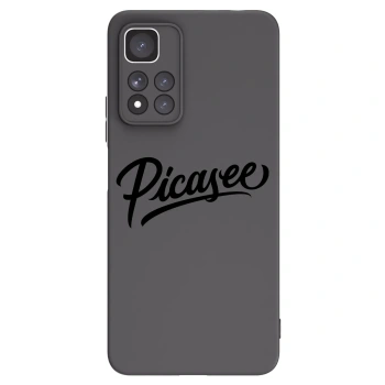 Picasee silikónový čierny obal pre Xiaomi Redmi Note 11 Pro+ 5G - Picasee - old logo - black