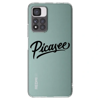 Picasee silikónový prehľadný obal pre Xiaomi Redmi Note 11 Pro+ 5G - Picasee - old logo - black