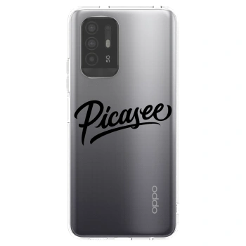 Picasee silikónový prehľadný obal pre OPPO A94 5G - Picasee - old logo - black