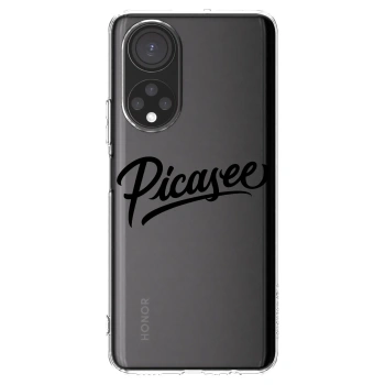 Picasee silikónový prehľadný obal pre Honor X7 - Picasee - old logo - black
