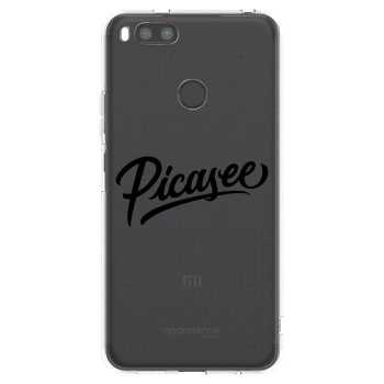 Picasee silikónový prehľadný obal pre Xiaomi Redmi A1 - Picasee - old logo - black