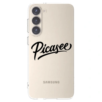 Picasee silikónový prehľadný obal pre Samsung Galaxy S23+ 5G - Picasee - old logo - black