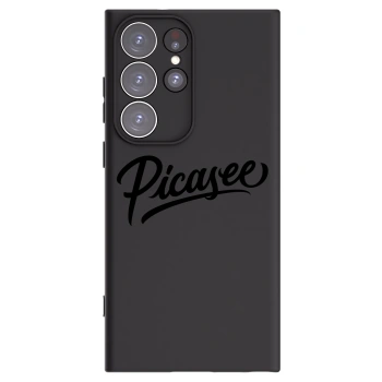 Picasee silikónový čierny obal pre Samsung Galaxy S23 Ultra 5G - Picasee - old logo - black