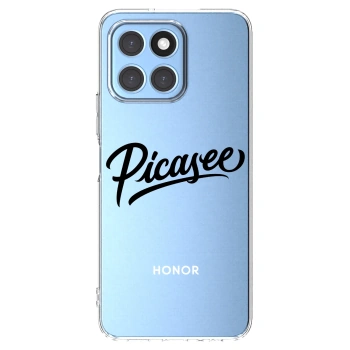 Picasee silikónový prehľadný obal pre Honor X6 - Picasee - old logo - black