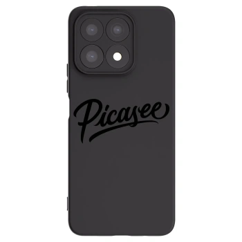 Picasee silikónový čierny obal pre Honor X8a - Picasee - old logo - black