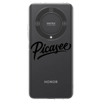 Picasee silikónový prehľadný obal pre Honor Magic5 Lite 5G - Picasee - old logo - black