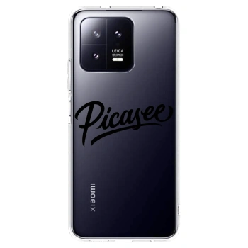 Picasee silikónový prehľadný obal pre Xiaomi 13 Pro - Picasee - old logo - black