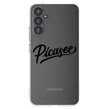 Picasee silikónový prehľadný obal pre Samsung Galaxy A34 5G A346B - Picasee - old logo - black