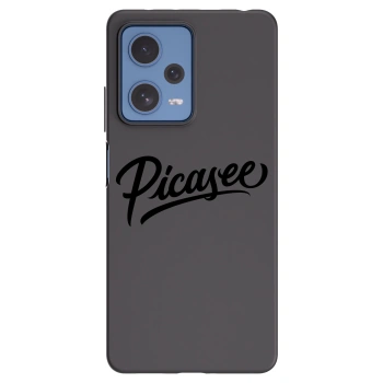 Picasee silikónový čierny obal pre Xiaomi Redmi Note 12 Pro 5G - Picasee - old logo - black