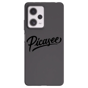 Picasee silikónový čierny obal pre Xiaomi Redmi Note 12 Pro+ 5G - Picasee - old logo - black