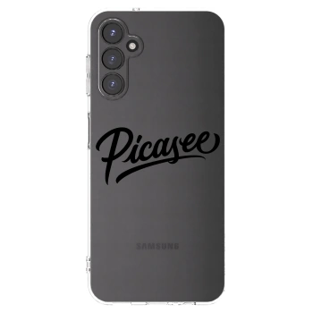 Picasee silikónový prehľadný obal pre Samsung Galaxy A14 4G A145R - Picasee - old logo - black
