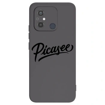 Picasee silikónový čierny obal pre Xiaomi Redmi 12C - Picasee - old logo - black