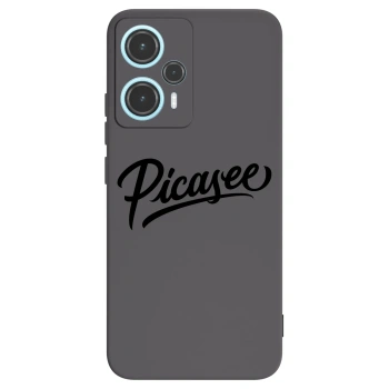 Picasee silikónový čierny obal pre Xiaomi Poco F5 - Picasee - old logo - black