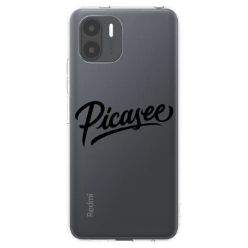 Picasee silikónový prehľadný obal pre Xiaomi Redmi A2 - Picasee - old logo - black