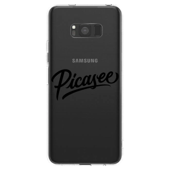 Picasee silikónový prehľadný obal pre Samsung Galaxy S8 G950F - Picasee - old logo - black