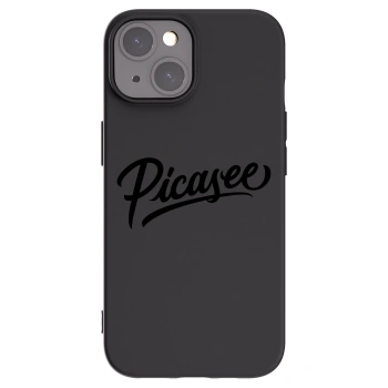 Picasee silikónový čierny obal pre Apple iPhone 15 - Picasee - old logo - black