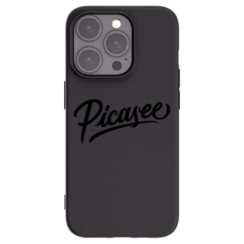 Picasee silikónový čierny obal pre Apple iPhone 15 Pro - Picasee - old logo - black