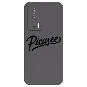 Picasee silikónový čierny obal pre Xiaomi Poco F5 Pro 5G - Picasee - old logo - black