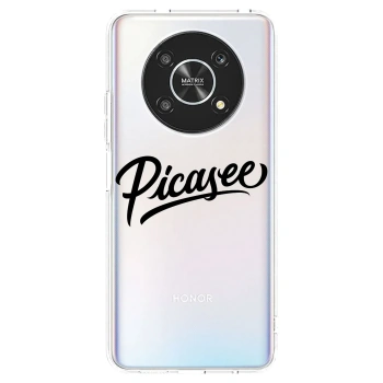 Picasee silikónový prehľadný obal pre Honor Magic4 Lite 5G - Picasee - old logo - black