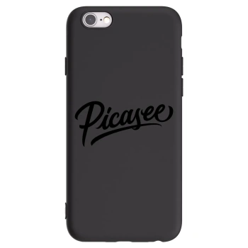 Picasee silikónový čierny obal pre Apple iPhone 6/6S - Picasee - old logo - black