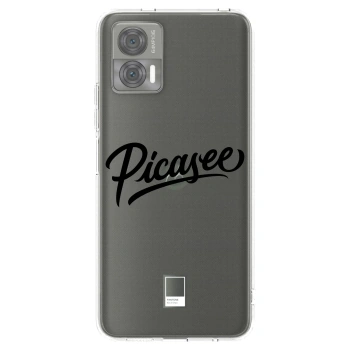 Picasee silikónový prehľadný obal pre Motorola Edge 30 Neo - Picasee - old logo - black