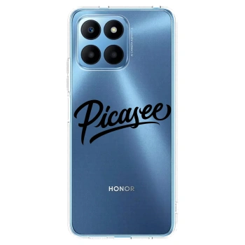 Picasee silikónový prehľadný obal pre Honor 70 Lite - Picasee - old logo - black