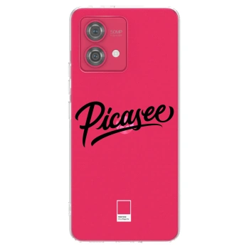 Picasee silikónový prehľadný obal pre Motorola Moto G84 5G - Picasee - old logo - black